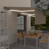 Thumbnail for Automatische Markise mit Jalousie LED & Windsensor 6x3 m Creme