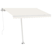 Thumbnail for Standmarkise Einziehbar Handbetrieben 350x250 cm Cremeweiß