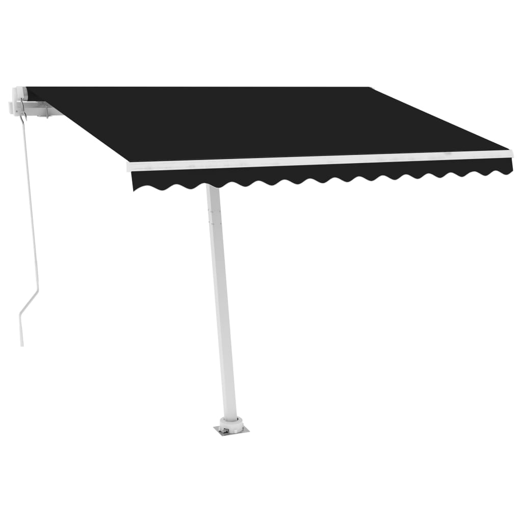 Standmarkise Einziehbar Handbetrieben 350x250 cm Anthrazit