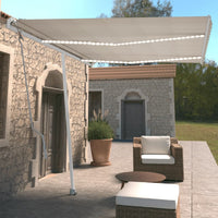 Thumbnail for Automatische Markise mit LED & Windsensor 350x250 cm Cremeweiß