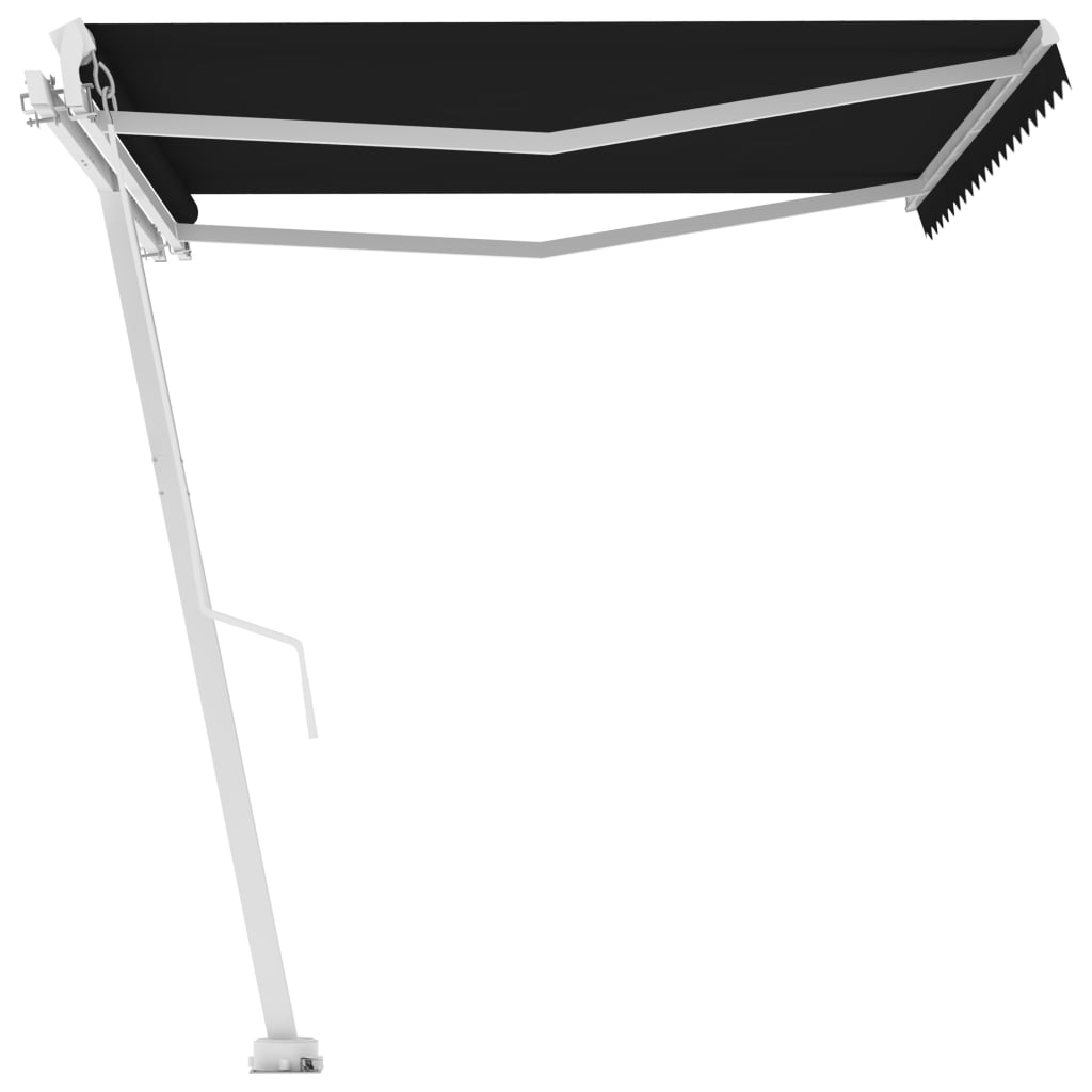 Standmarkise Einziehbar Handbetrieben 450x300 cm Anthrazit