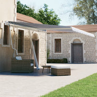 Thumbnail for Standmarkise Automatisch 450x300 cm Blau/Weiß