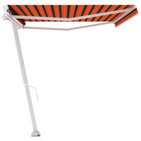 Thumbnail for Standmarkise Einziehbar Handbetrieben 500x300 cm Orange/Braun
