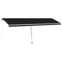 Thumbnail for Standmarkise Einziehbar Handbetrieben 600x300 cm Anthrazit