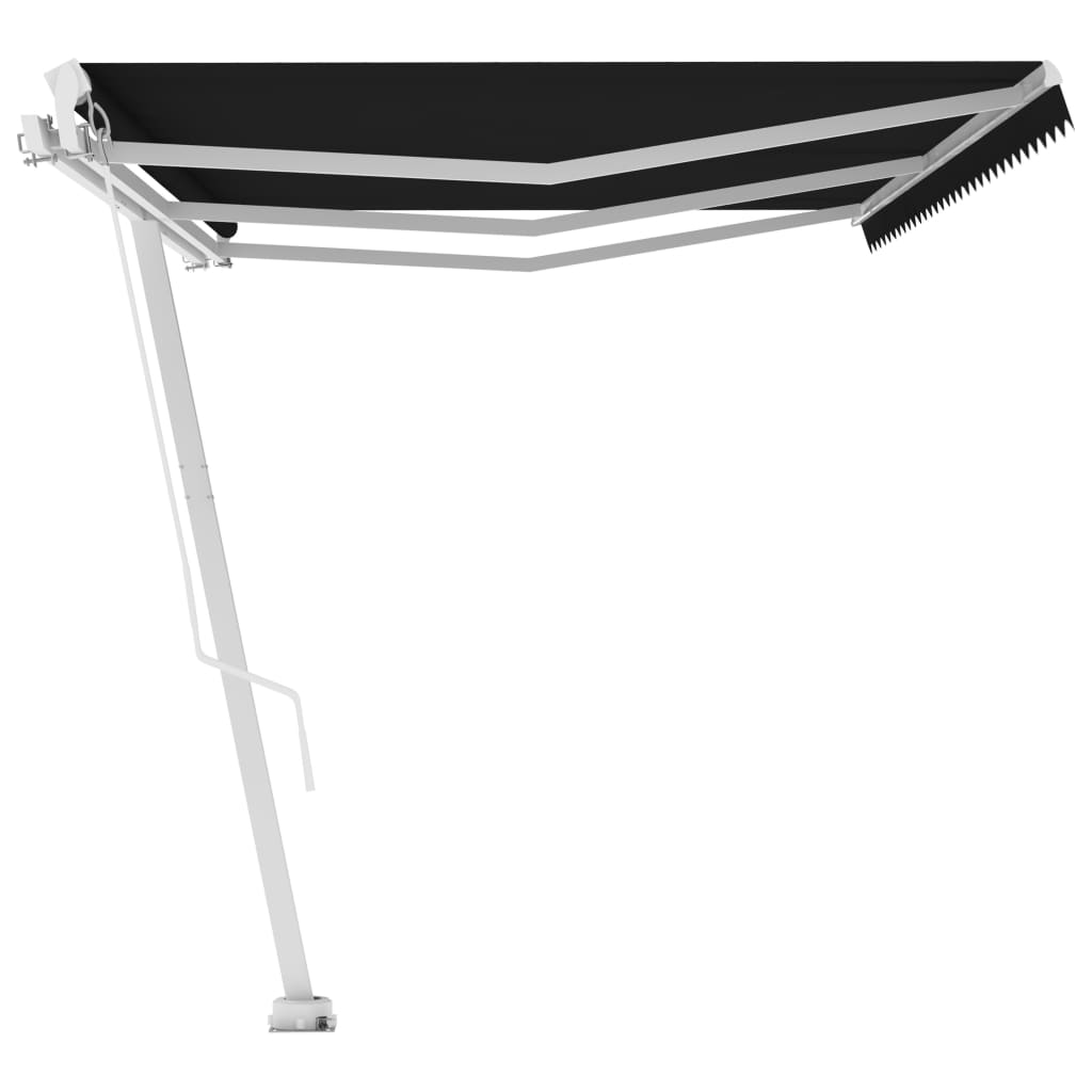 Standmarkise Einziehbar Handbetrieben 600x300 cm Anthrazit