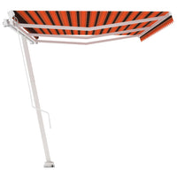 Thumbnail for Standmarkise Einziehbar Handbetrieben 600x300 cm Orange/Braun