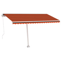 Thumbnail for Standmarkise Einziehbar Handbetrieben 450x350 cm Orange/Braun