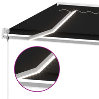 Thumbnail for Automatische Markise mit LED & Windsensor 450x350 cm Anthrazit