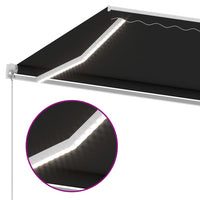 Thumbnail for Gelenkarmmarkise mit LED 600x350 cm Anthrazit