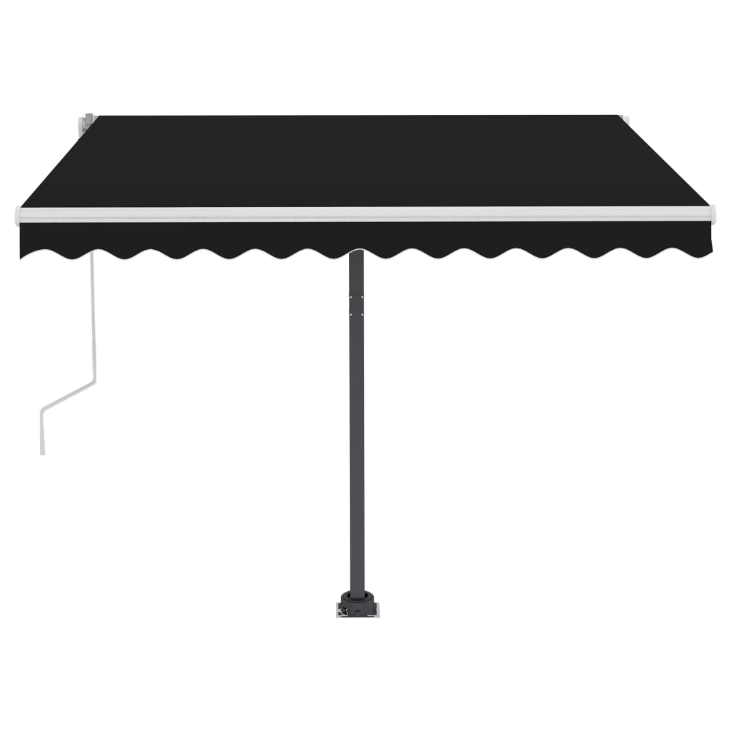 Standmarkise Einziehbar Handbetrieben 300x250 cm Anthrazit