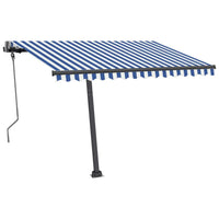 Thumbnail for Standmarkise Automatisch 300x250 cm Blau/Weiß