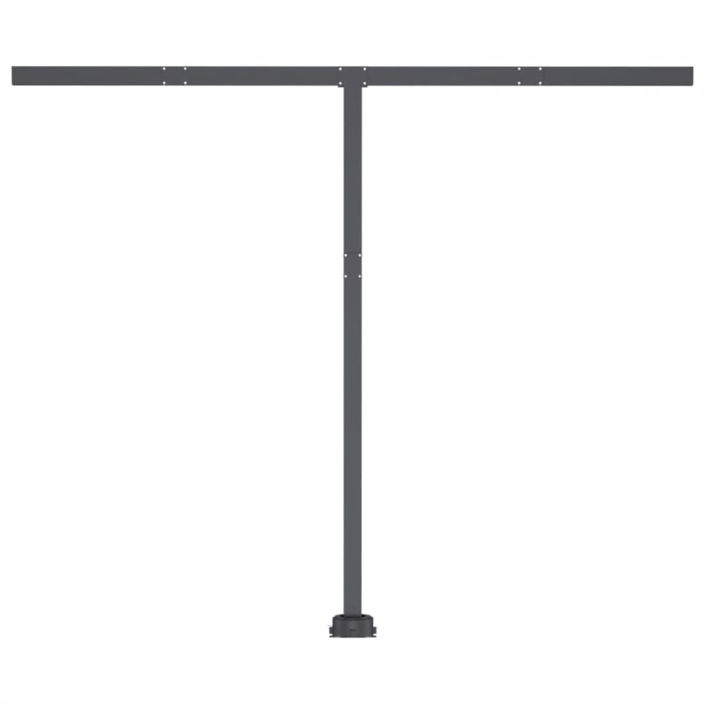 Standmarkise Automatisch 300x250 cm Blau/Weiß