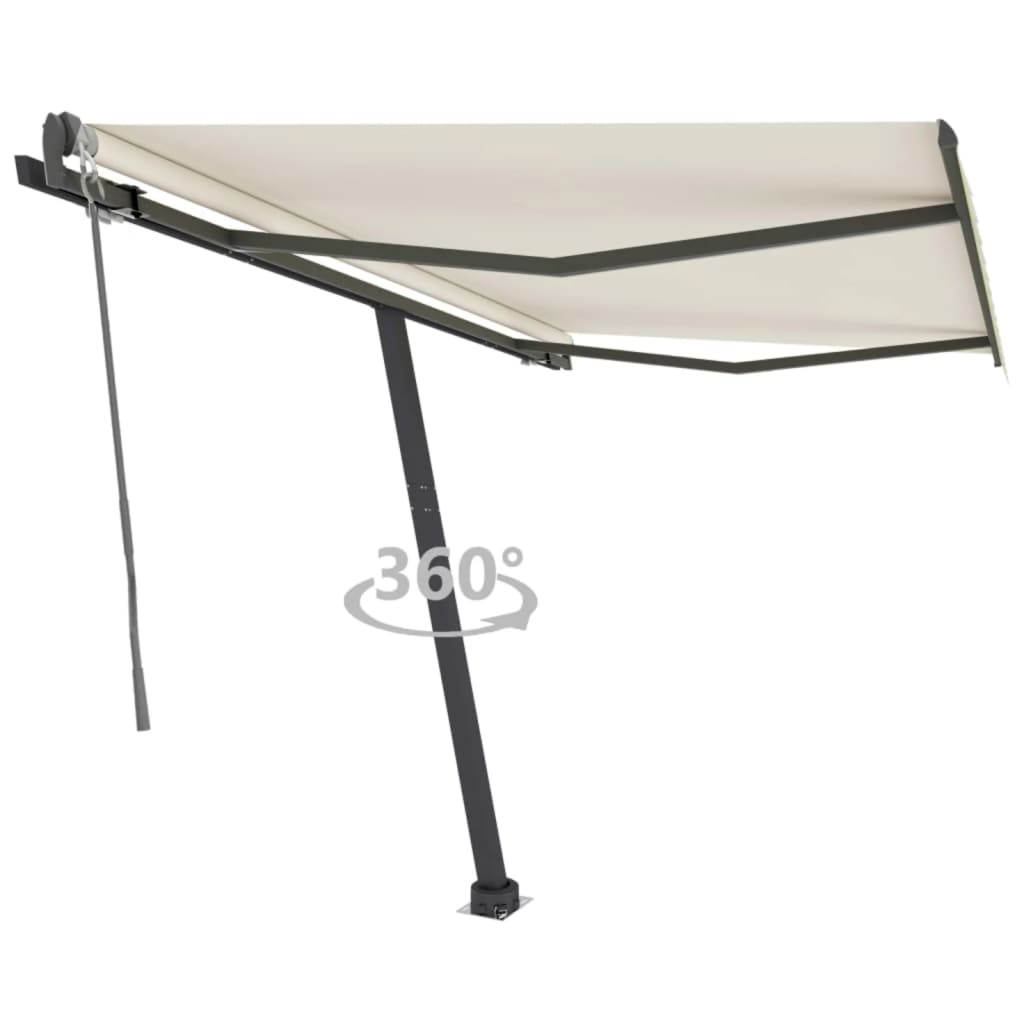 Standmarkise Automatisch 300x250 cm Cremeweiß