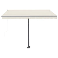 Thumbnail for Automatische Markise mit LED & Windsensor 300x250 cm Creme