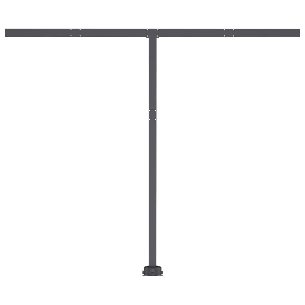 Automatische Markise mit LED Windsensor 300x250 cm Orange/Braun