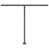 Thumbnail for Standmarkise Einziehbar Handbetrieben 350x250 cm Blau/Weiß