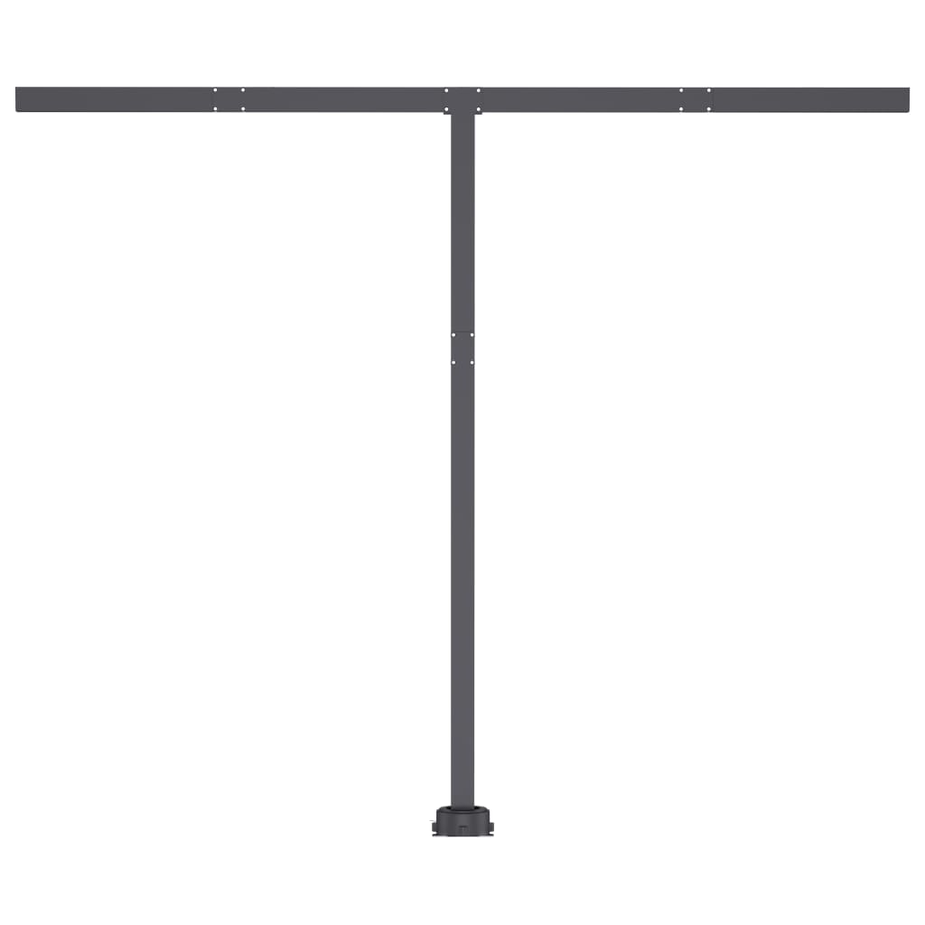 Standmarkise Einziehbar Handbetrieben 350x250 cm Gelb/Weiß