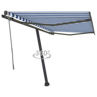 Thumbnail for Standmarkise Automatisch 350x250 cm Blau/Weiß