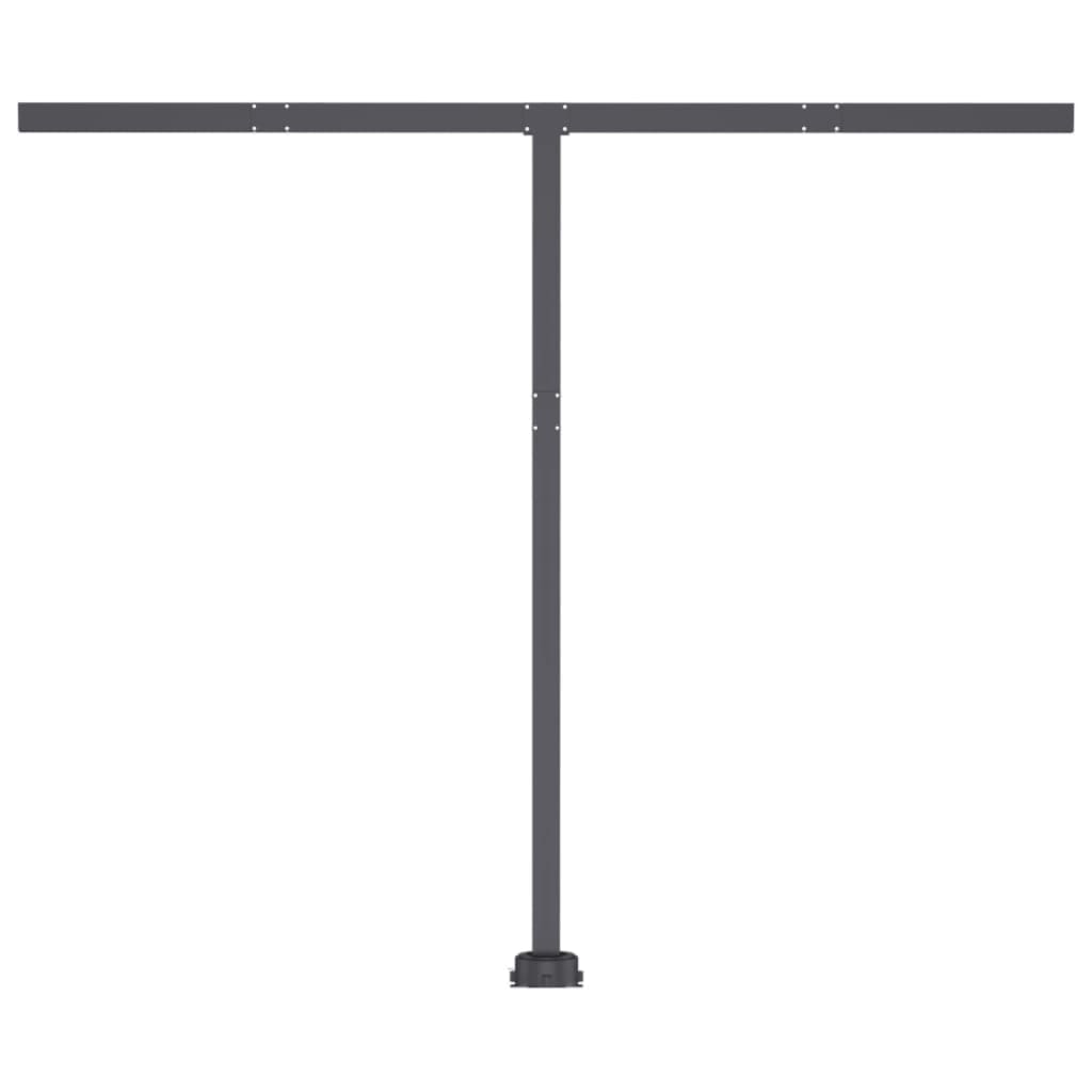 Standmarkise Automatisch 350x250 cm Blau/Weiß