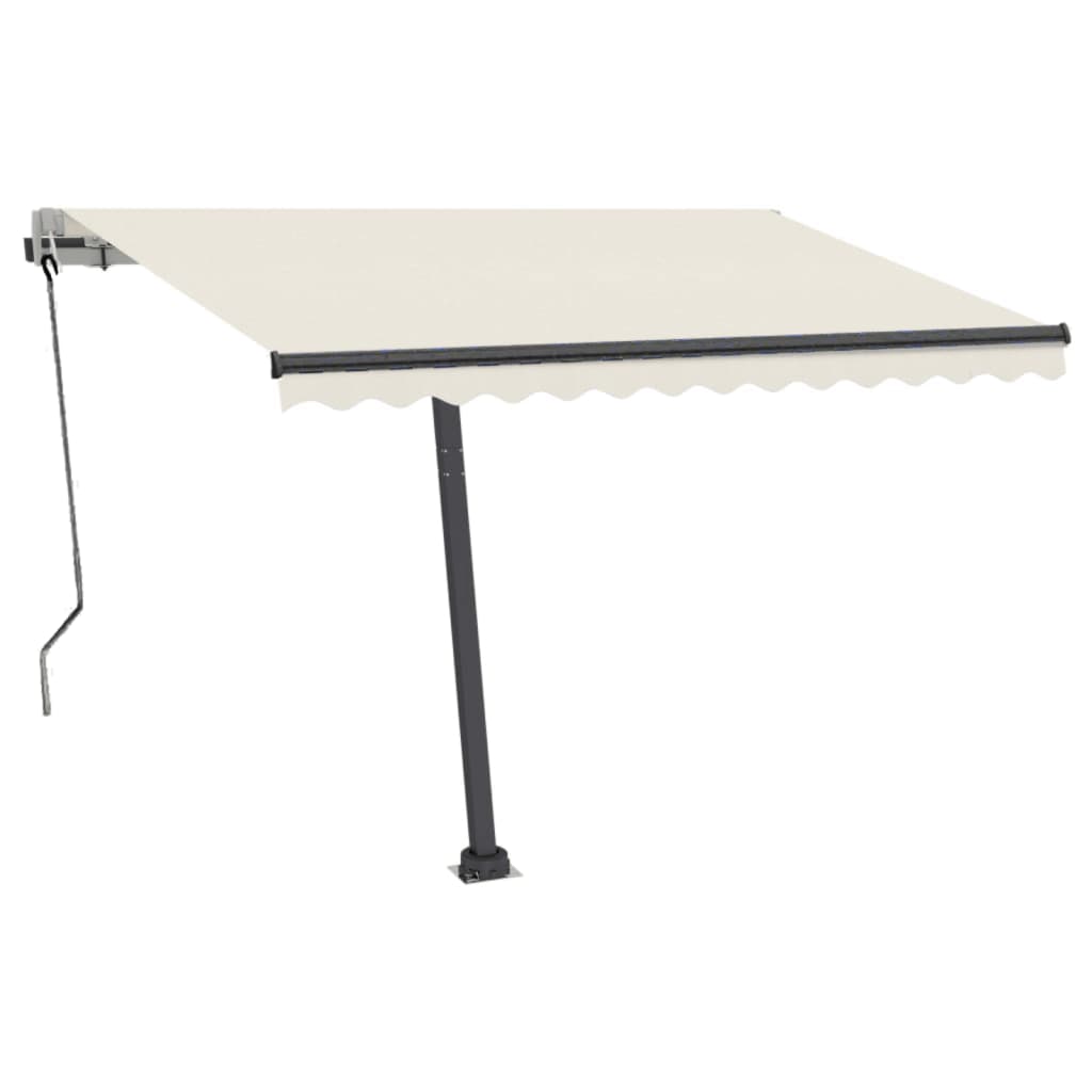 Standmarkise Automatisch 350x250 cm Cremeweiß