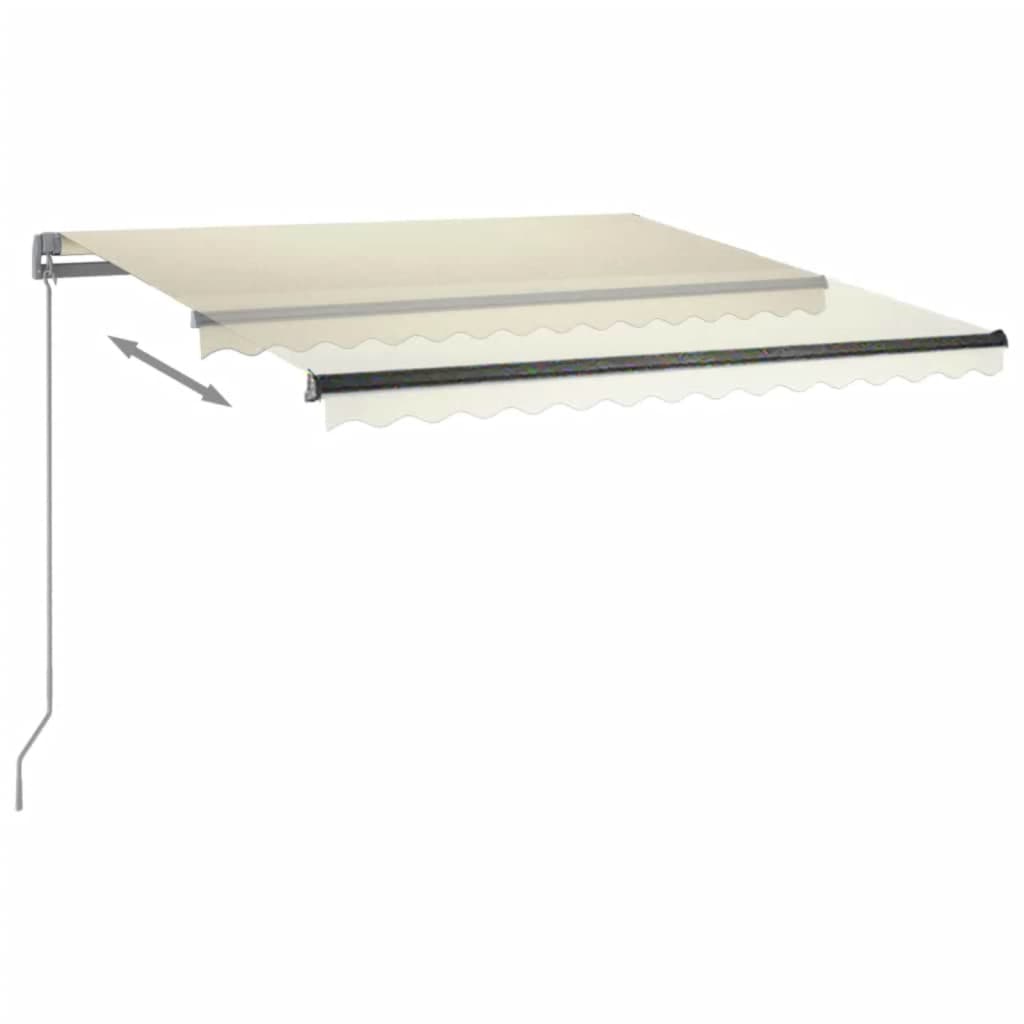 Standmarkise Automatisch 350x250 cm Cremeweiß