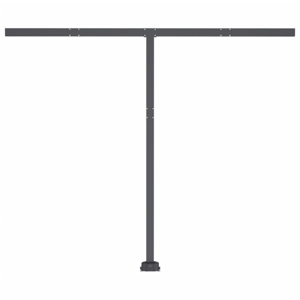 Standmarkise Automatisch 350x250 cm Gelb/Weiß