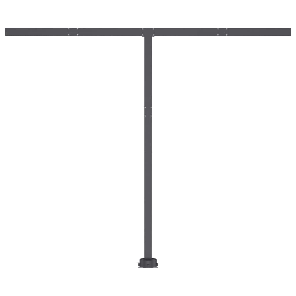 Standmarkise Automatisch 350x250 cm Orange/Braun