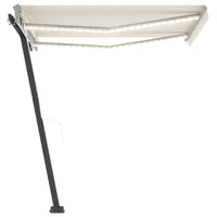 Thumbnail for Automatische Markise mit LED & Windsensor 350x250 cm Creme