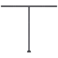 Thumbnail for Automatische Markise mit LED Windsensor 350x250 cm Orange/Braun