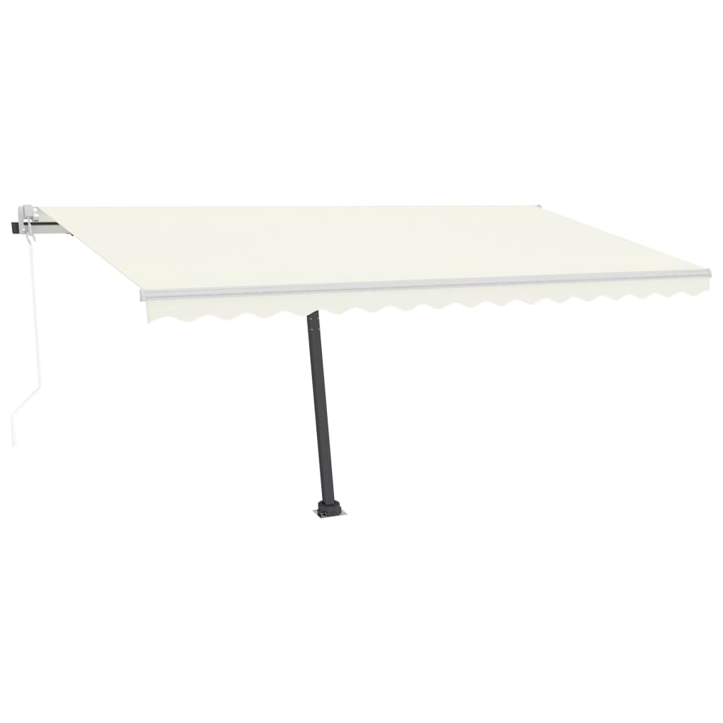 Standmarkise Automatisch 400x300 cm Creme