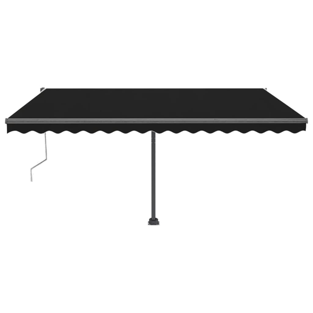 Automatische Markise mit LED & Windsensor 400x300 cm Anthrazit
