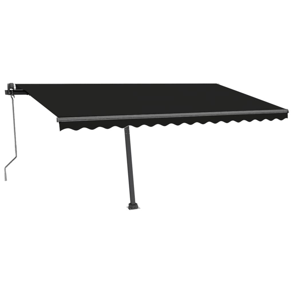 Automatische Markise mit LED & Windsensor 400x300 cm Anthrazit