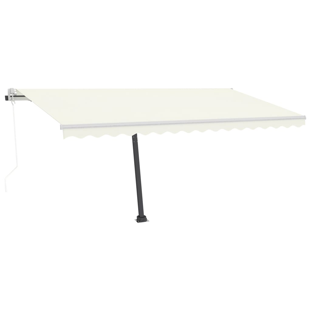 Standmarkise Automatisch 450x300 cm Creme