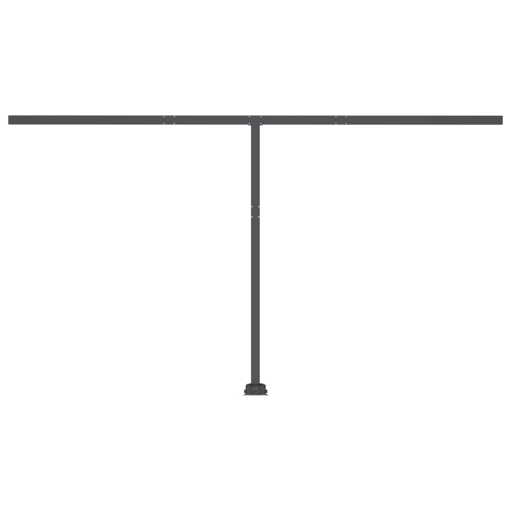 Automatische Markise mit LED & Windsensor 450x300 cm Anthrazit
