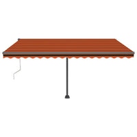 Thumbnail for Automatische Markise mit LED & Windsensor 450x300 Orange/Braun