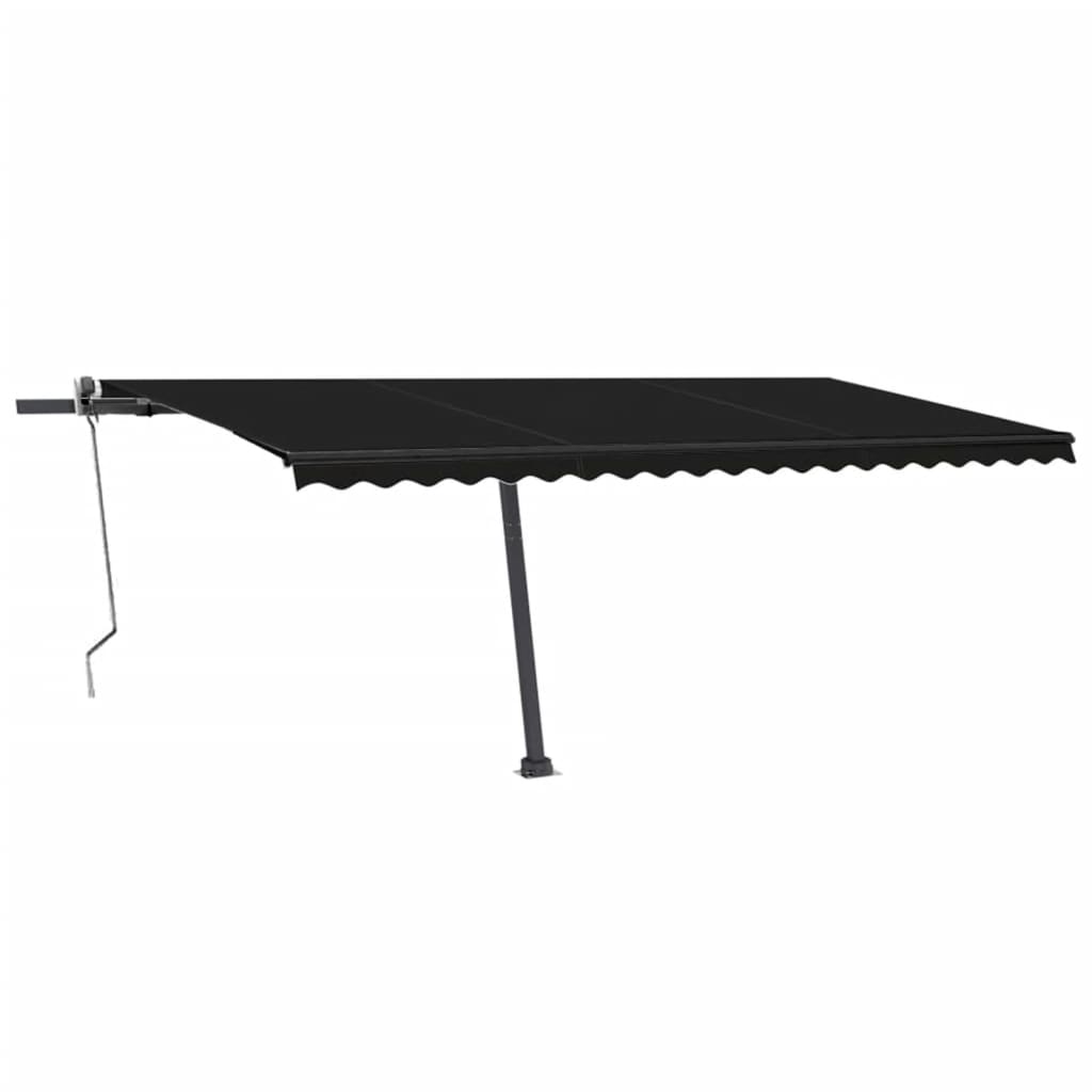 Automatische Markise mit LED & Windsensor 500x300 cm Anthrazit