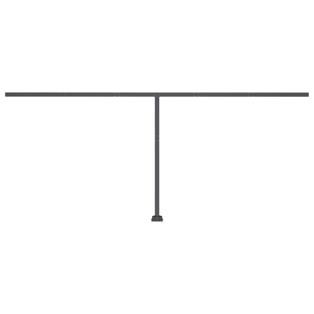 Automatische Markise mit LED & Windsensor 500x300 cm Anthrazit