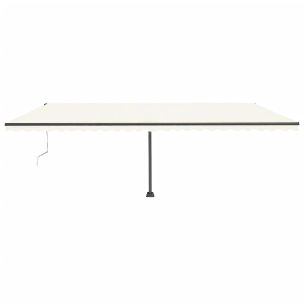 Standmarkise Automatisch 600x300 cm Creme