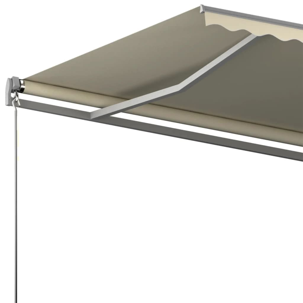 Standmarkise Automatisch 600x300 cm Creme