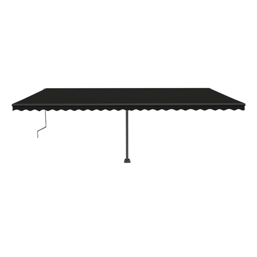 Standmarkise Automatisch 600x300 cm Anthrazit