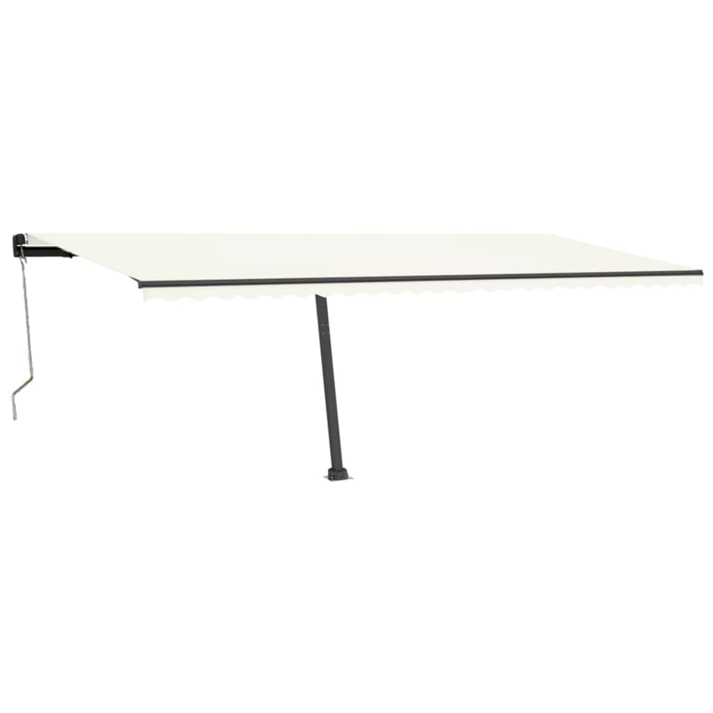 Automatische Markise mit LED & Windsensor 600x300 cm Creme