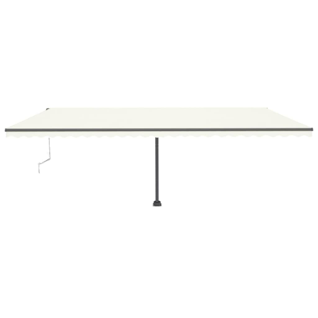 Automatische Markise mit LED & Windsensor 600x300 cm Creme