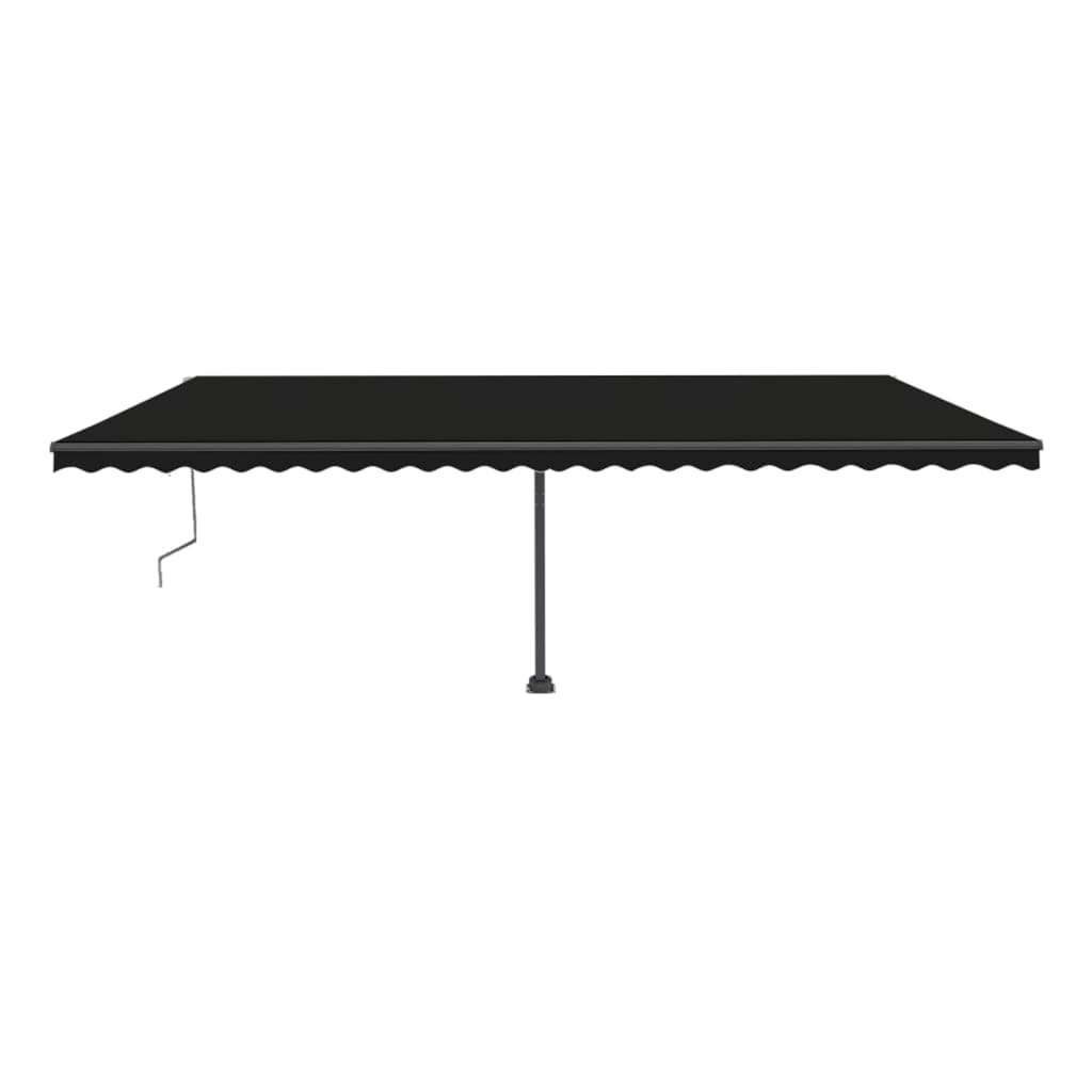 Automatische Markise mit LED & Windsensor 600x300 cm Anthrazit