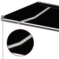 Thumbnail for Automatische Markise mit LED & Windsensor 600x300 cm Anthrazit