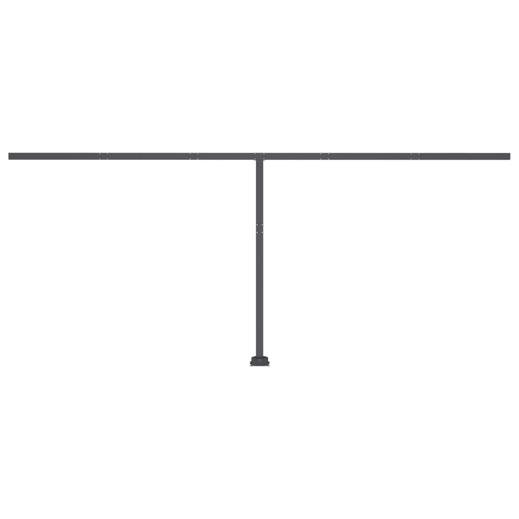 Automatische Markise mit LED & Windsensor 600x300 cm Anthrazit