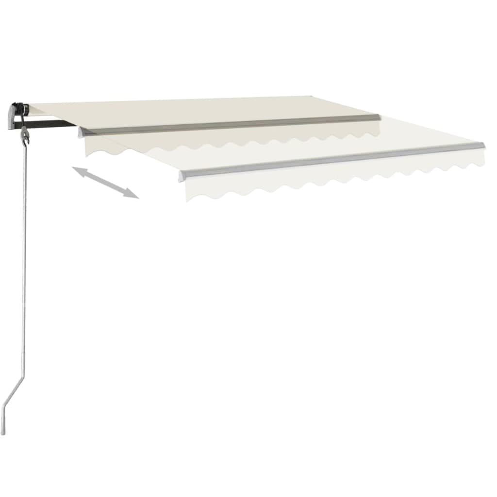 Standmarkise Automatisch 400x350 cm Creme