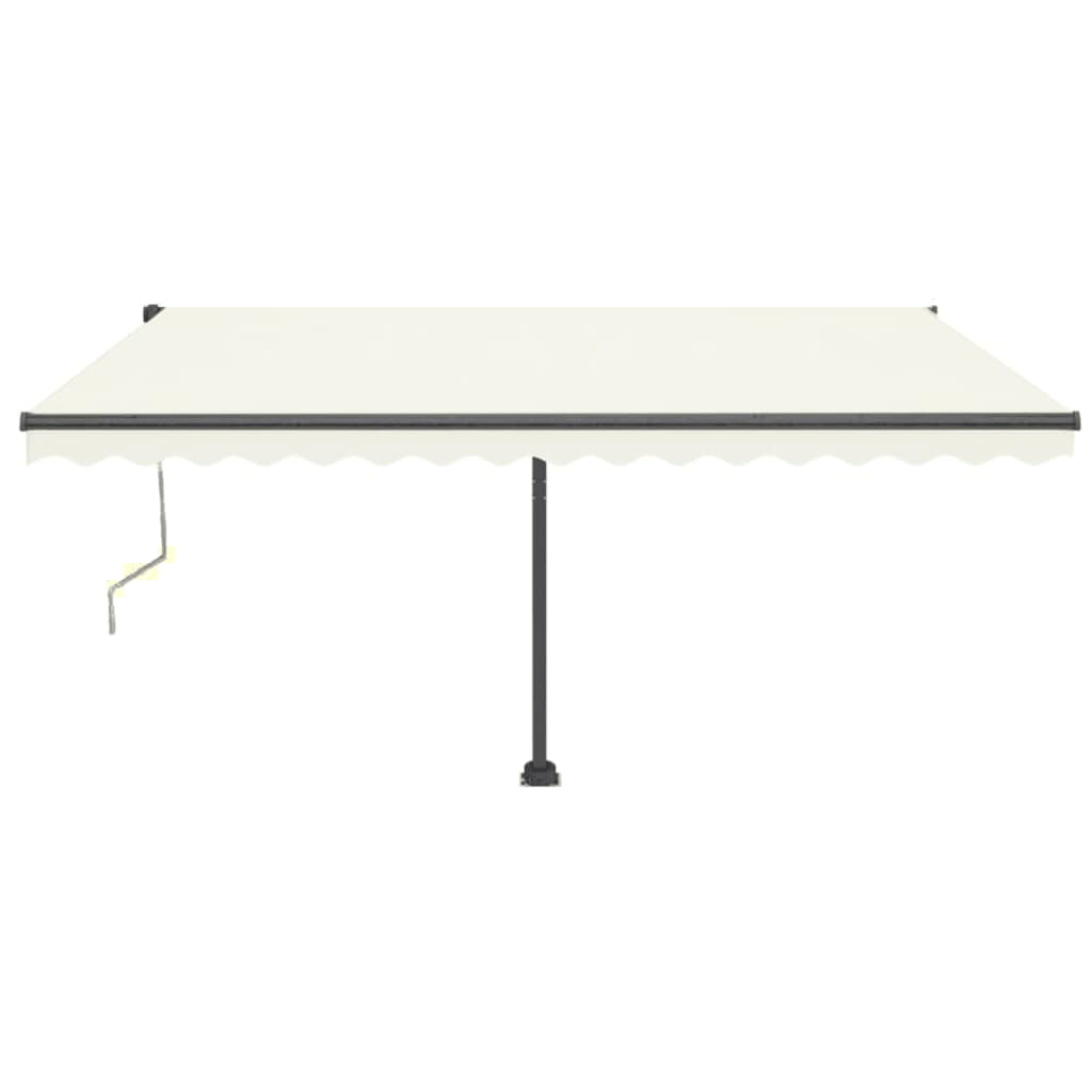 Automatische Markise mit LED & Windsensor 400x350 cm Cremeweiß