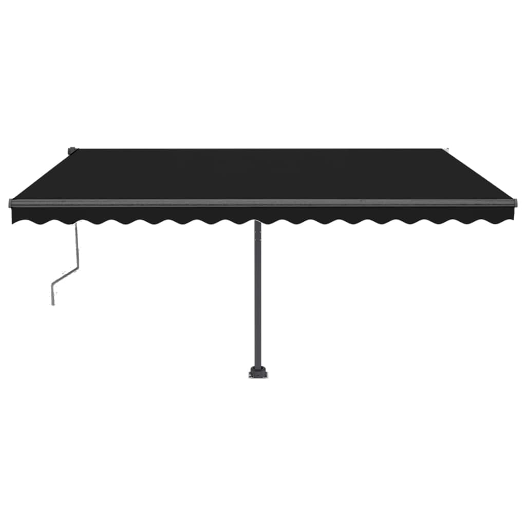 Automatische Markise mit LED & Windsensor 400x350 cm Anthrazit