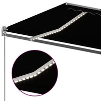 Thumbnail for Automatische Markise mit LED & Windsensor 400x350 cm Anthrazit