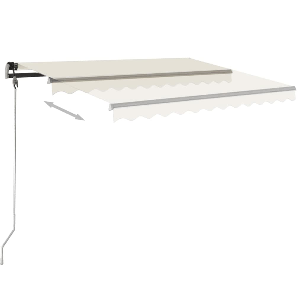 Standmarkise Automatisch 450x350 cm Creme